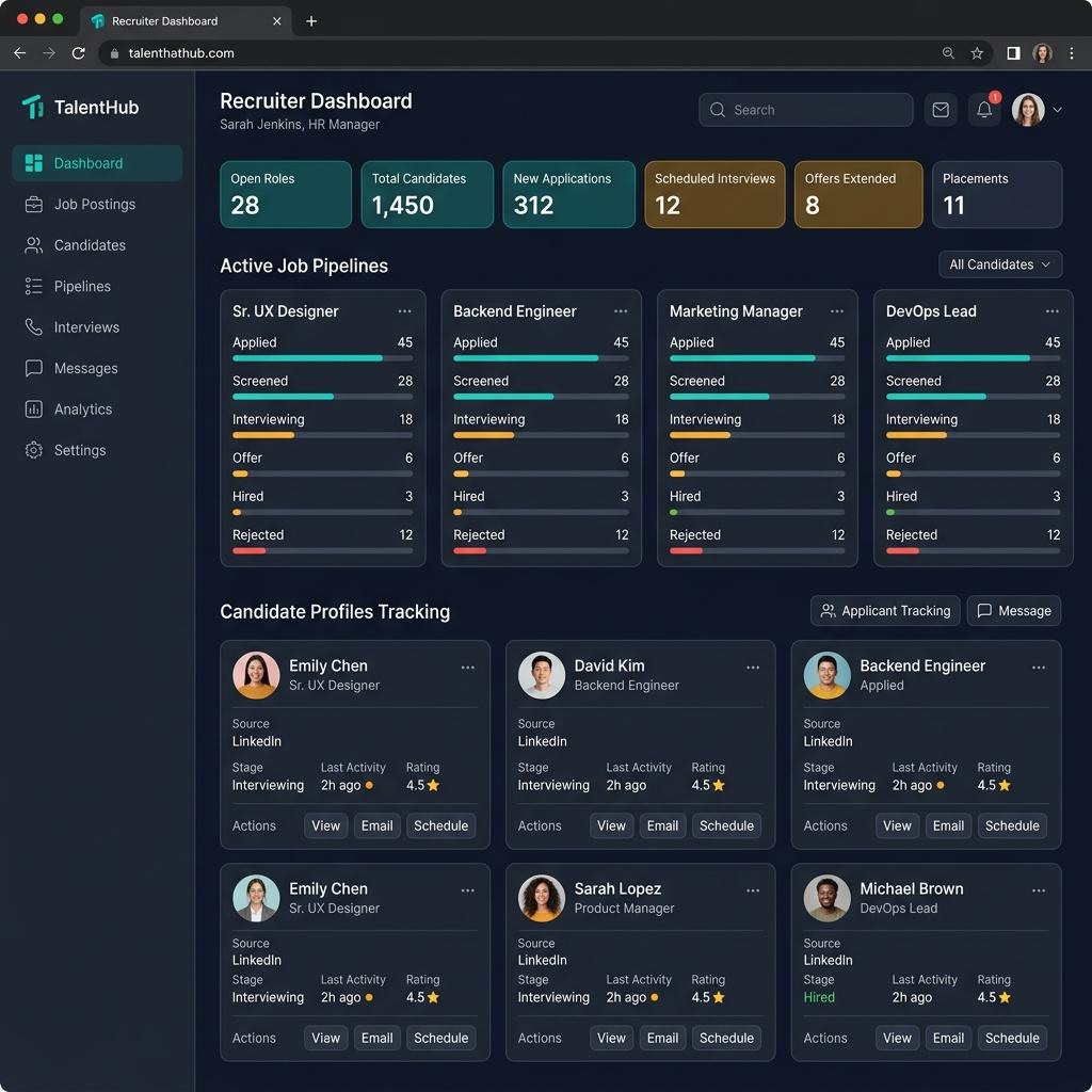 CareerStream — Professional Job Board & Recruiter Control Suite